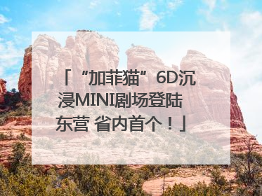 “加菲猫”6D沉浸MINI剧场登陆东营 省内首个！