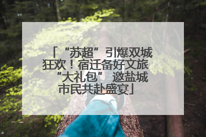 “苏超”引爆双城狂欢！宿迁备好文旅“大礼包” 邀盐城市民共赴盛宴