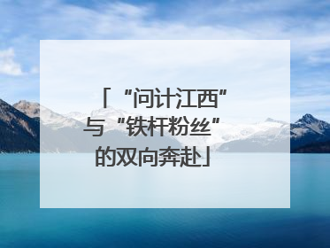 “问计江西”与“铁杆粉丝”的双向奔赴