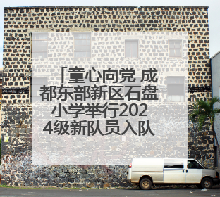 童心向党 成都东部新区石盘小学举行2024级新队员入队仪式