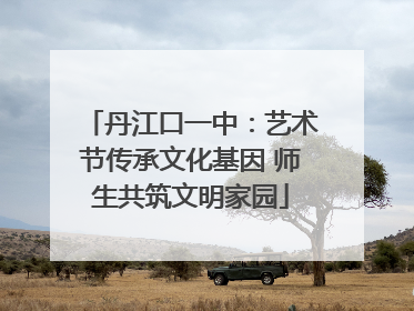丹江口一中：艺术节传承文化基因 师生共筑文明家园