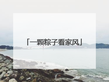 一颗粽子看家风
