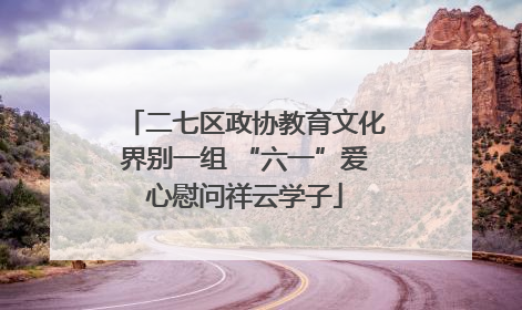 二七区政协教育文化界别一组 “六一”爱心慰问祥云学子