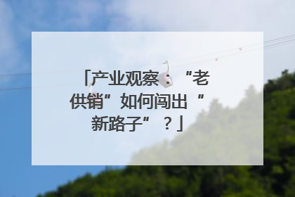 产业观察：“老供销”如何闯出“新路子”？