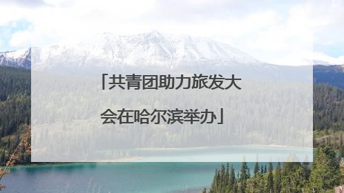 共青团助力旅发大会在哈尔滨举办
