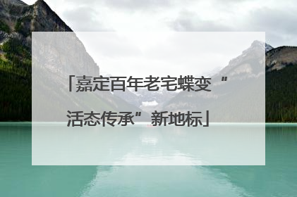 嘉定百年老宅蝶变“活态传承”新地标