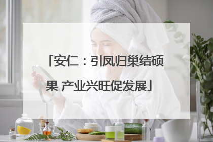 安仁：引凤归巢结硕果 产业兴旺促发展