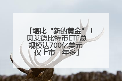 堪比“新的黄金”！贝莱德比特币ETF总规模达700亿美元 仅上市一年多