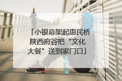 小银幕架起惠民桥 陕西府谷把“文化大餐”送到家门口