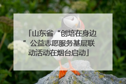 山东省“创培在身边”公益志愿服务基层联动活动在烟台启动