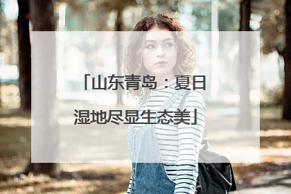 山东青岛：夏日湿地尽显生态美