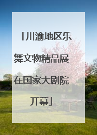 川渝地区乐舞文物精品展在国家大剧院开幕