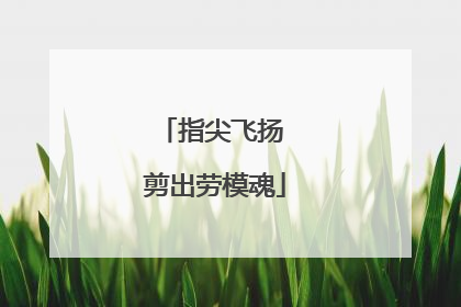 指尖飞扬 剪出劳模魂