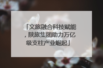 文旅融合科技赋能，陕旅集团助力万亿级支柱产业崛起