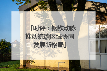 时评：钢铁动脉推动皖赣区域协同发展新格局