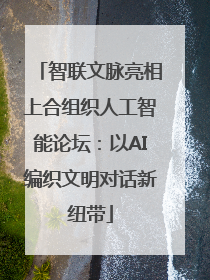智联文脉亮相上合组织人工智能论坛：以AI编织文明对话新纽带