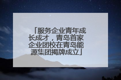 服务企业青年成长成才，青岛首家企业团校在青岛能源集团揭牌成立