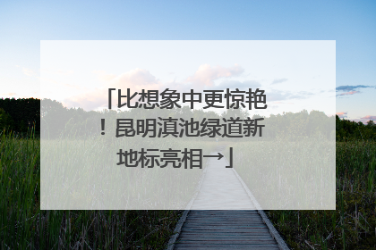 比想象中更惊艳！昆明滇池绿道新地标亮相→