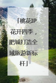 桃花IP花开四季，肥城打造全域旅游新标杆