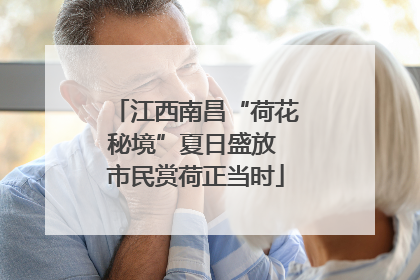 江西南昌“荷花秘境”夏日盛放 市民赏荷正当时