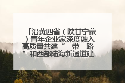 沿黄四省（陕甘宁蒙）青年企业家深度融入高质量共建“一带一路”和西部陆海新通道建设战略合作交流会在甘肃兰州召开