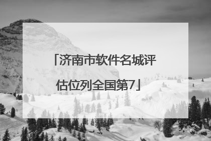 济南市软件名城评估位列全国第7