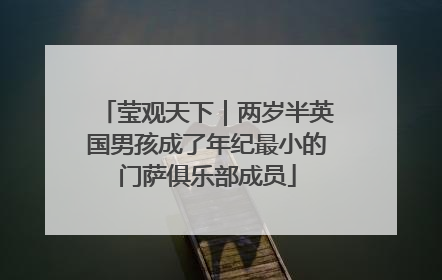 莹观天下｜两岁半英国男孩成了年纪最小的门萨俱乐部成员
