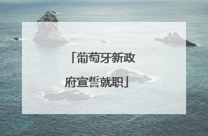 葡萄牙新政府宣誓就职