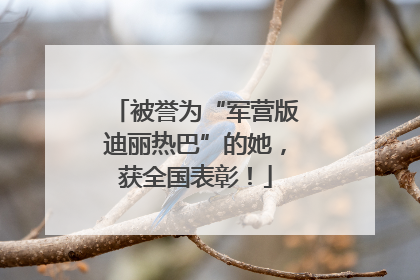 被誉为“军营版迪丽热巴”的她，获全国表彰！