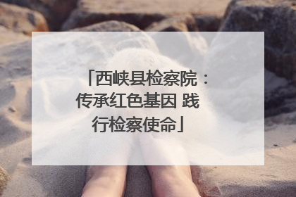 西峡县检察院：传承红色基因 践行检察使命