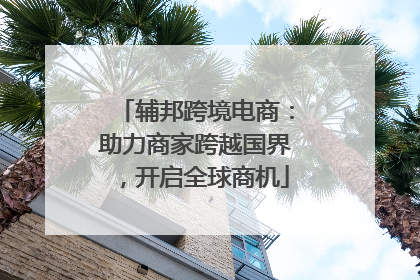 辅邦跨境电商:助力商家跨越国界,开启全球商机