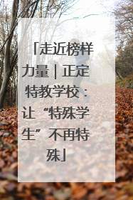 走近榜样力量｜正定特教学校：让“特殊学生”不再特殊