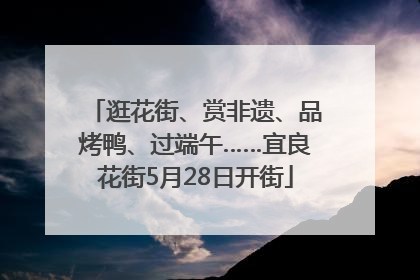 逛花街、赏非遗、品烤鸭、过端午……宜良花街5月28日开街