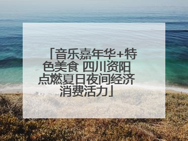 音乐嘉年华+特色美食 四川资阳点燃夏日夜间经济消费活力