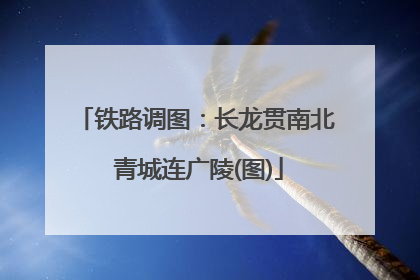 铁路调图：长龙贯南北 青城连广陵(图)