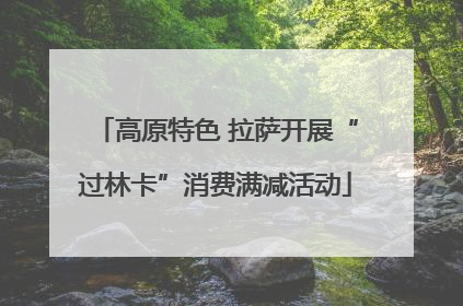 高原特色 拉萨开展“过林卡”消费满减活动