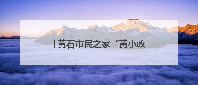 黄石市民之家“黄小政”上岗，不仅能聊天办事还能听懂多种语言