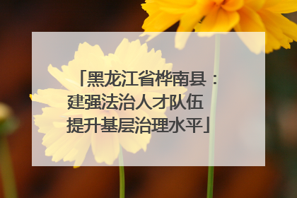 黑龙江省桦南县：建强法治人才队伍 提升基层治理水平