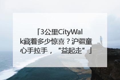 3公里CityWalk藏着多少惊喜？沪疆童心手拉手，“益起走”