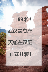 89米！武汉最高摩天轮在汉阳正式开转