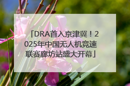 DRA首入京津冀！2025年中国无人机竞速联赛廊坊站盛大开幕